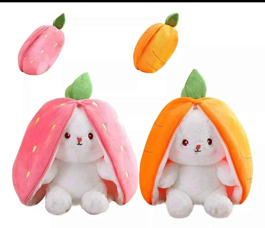 PELUCHE CONEJO FRESA O ZANAHORIA 🐰🍓