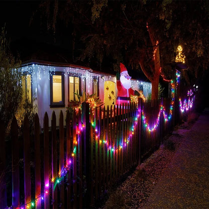 GUIRNALDA LUZ NAVIDEÑA RECARGABLE CON ENERGIA SOLAR