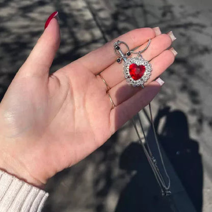 COLLAR PAREJA: ESPADA + CORAZÓN | ENVÍO GRATIS ❤️‍🔥⚔️