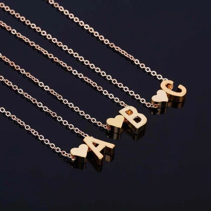 COLLAR PERSONALIZADO: INICIAL + CORAZÓN | ENVÍO GRATIS ❤️📿