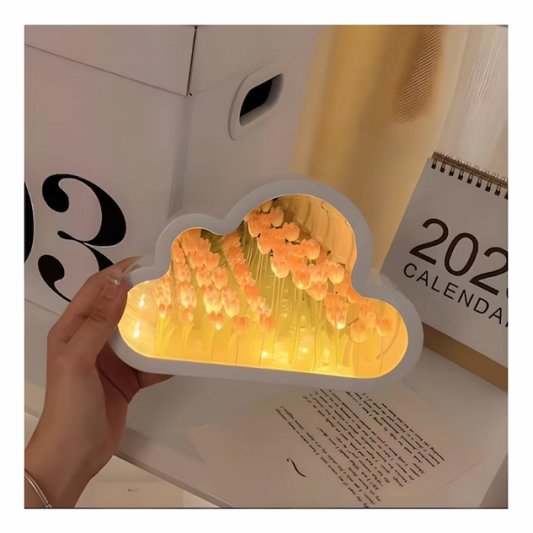 LAMPARA NUBE DE TULIPANES INFINITOS | ENVÍO GRATIS ☁️🌷🌄
